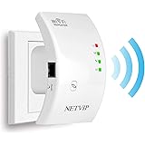 NETVIP WiFi 無線LAN中継機 WiFi 中継器 Wifiブースター 信号増幅器 リピーター/AP 2モード 2.4GHz 300Mbpsに対応 長距離 信号強化 拡大 強力 安定した通信 コンセント直挿しモデル 技適認定済み