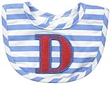 Mud Pie Baby-Boys Newborn D Initial Boy Bib, Blue, One Size by Mud Pie Baby [並行輸入品]