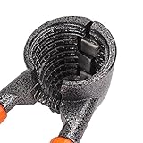 Merssavo メルサボウッドグリップメタルクイッククルミクラッカーナットクラッカーシェラーナットオープナーキッチンツール