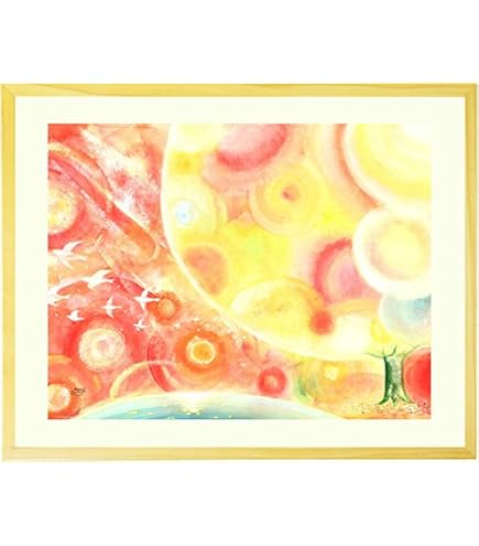 ◆小澤摩純　絵画　「DREAM MARCH 」　シルクスクリーン　限定 Amazon.co.jp: 小澤摩純 ドリーム・マーチ インテリア 絵画 シルク