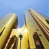 SUNDECK 窓用ガラスフィルム 断熱 遮熱目隠し 飛散防止 紫外線カット 眩しさをカット ゴールド　 (幅1.52×長さ20ｍ)