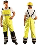 Occunomix LUX-TENBIB-Y4X Premium Breathable Bib Pant 4X-Large Yellow [並行輸入品]