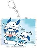 ユーリ!!! on ICE × サンリオ 勝生勇利 & ポチャッコ デカキーホルダー スタンプ ver. D