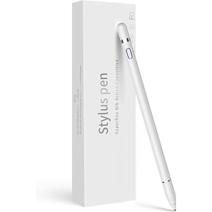 YIHUANG タッチペン ipadタッチペン 極細 超高感度 ツムツム スタイラスペン USB充電式 銅製ペン先 12…