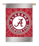 ホーム飾りUniversity of Alabama Crimson Tideシルク反射フラグ – Regularサイズ