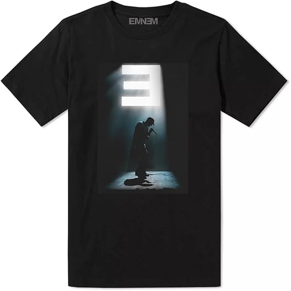 Amazon | [Eminem] T Shirt The Glow Slim Shady Logo 新しい