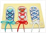 靴ひも結び　くつひも くつ紐 早期幼児知育　子供　おもちゃ　赤ちゃん　知育おもちゃ