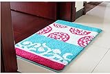 GRJH® ホームドアマットドアミットキッチンシンクシンク入りエントランス子供のバスルームバスルームの吸水ベッドルームのフットパッド 帯電防止 ( サイズ さいず : 50x80cm )