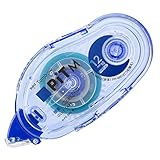 トンボ鉛筆 テープのり 強粘着 PiT ピットテープM 本体 1個 (つめ替えタイプ) キレイに貼れる 8.4mm×16m PN-MS12