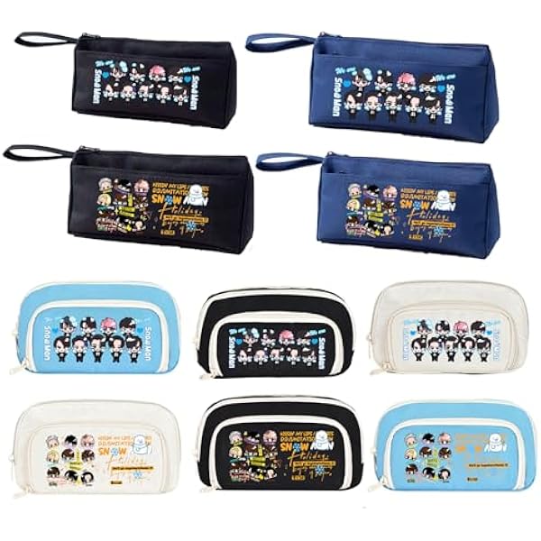 Amazon.co.jp: スノーマン ペンケース 筆箱 目黒蓮 向井康二 渡辺翔太