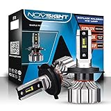 led ヘッドライト NOVSIGHT 最新型 H4 Hi/Lo LEDバルブ 高品質CSPチップ搭載 取り付け簡単 ファンレス 8000L