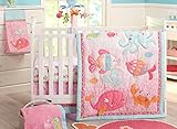 Carter's Sea Collection 4 Piece Crib Set, Pink/Blue/Turquoise by Carter's