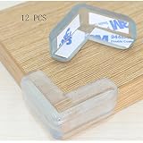 Transparent Anti-Collision (12 Pack) Clear Corner Edge Guards,Kids Protectors,Furniture Guard, Baby 