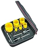 Starrett KDC06041-N DCH Deep Cut Plumbers Kit A with 6 Holesaws and 4 Accessories by Starrett