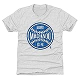 500レベルManny Machado Los Angeles野球子供用シャツ – Manny Machado Los Angelesボール Kids X-Large (14-16Y) ホワイト