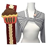 らくらく授乳ストラップ 授乳クリップに代わるママの便利グッズ 授乳 ストラップ 選べる4type （ケーキ）mtk-stp-cake