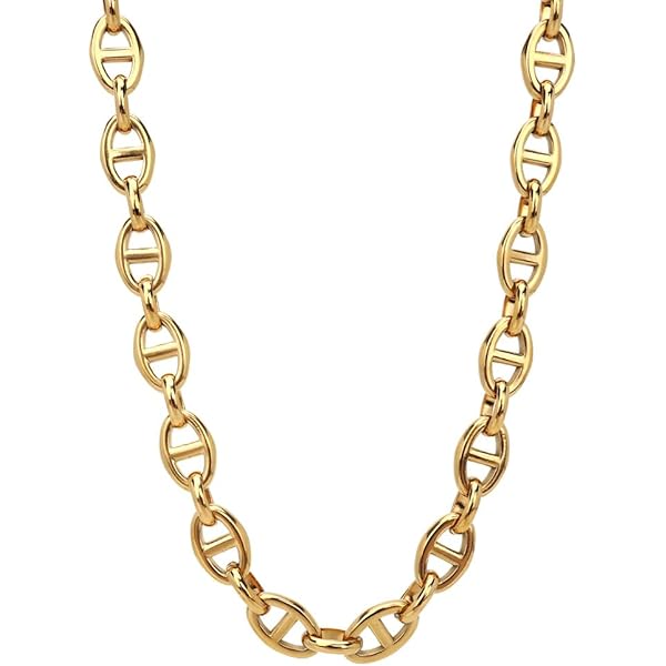 Amazon | [ソカロ] ZOCALO アンカー・スクエア・ネックレスL 50cm