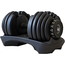 Amazon | 可変式ダンベル 24kg 単品 アジャスタブルダンベル 15段階