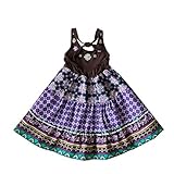 Good Lad Infant Halter Topコットンサンドレス花柄の刺繍入り カラー: ブラウン