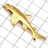 限定 レア ピンバッジ 金色のサメ鮫 ピンズ フランス