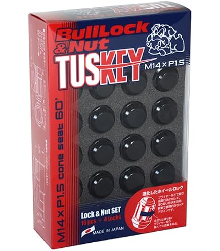 Amazon | KYO-EI (協永産業) BullLock TUSKEY Lock & Nut SET M14XP1.5