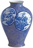 香蘭社 金海松窓絵山水 花瓶 853-NC12