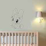 Disney壁アートDonald Duck Baby Girlビニールデカールホーム子供部屋保育園DuckTalesの漫画動物ステッカーデコレーション、装飾アイデアddk5