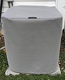 Heavy Duty Winter Air Conditioner Full Covers - 32X32X32ht - PREMIER- ALMOND TOP/GRAY SIDES by Premi