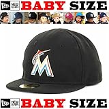 NEWERA (ニューエラ） BABY （ベビーサイズ） MY1ST 59FIFTY CAP 赤ちゃんサイズ ブラック イチロー 黒 マイアミマーリンズ
