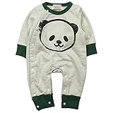 【秋冬春対応】 GARACH(ギャラッチ)裏毛PANDA Ptカバーオール 70cm /Om NO.AH-1634313