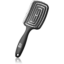 87saku ハナサク ヘアドライヤー ブラック Amazon | 87saku ハナサク 速乾ブラシ ヘアブラシ ドライヤーブラシ