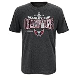 Outerstuff NHL Washington CapitalsユースBoys 2018 Stanley Cup Locker Room Champs Tee Youth Medium(10-12
