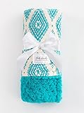 Baby Laundry Patterned Baby Blanket for Boys Girls - Aztec/Teal Tile Baby (27x36) by Baby Laundry