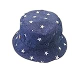 キッズ 帽子 UVカット帽子 紫外線対策 つば広 UV対策 子供ハット 子供用ハット スイムハット 子供帽子 52cm/54cm (48, ダークブルー)