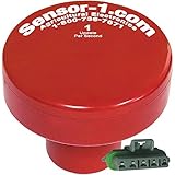 Sensor-1 DS-GPSYM5MP 1 Hz GPS Speed Sensor, Red Housing with 5 Pin Connector for Case IH 2500 Series