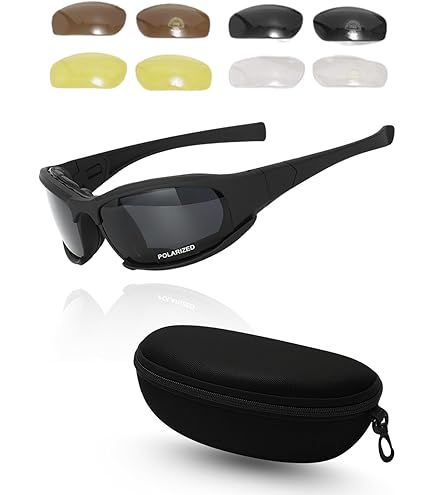 Amazon | [ライズ] サングラス Eyewear SHOOT バイク 防風パット付き