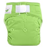 Sweet Pea Newborn All-In-One Diaper - 6-12 lbs (Apple Green) by Sweet Pea