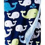 Circo Soft Reversible Fleece Blanket - Whales 'n Waves by Circo