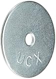 The Hillman Group 290009 Fender Zinc Washers, 3/16-Inch x 1-1/2-Inch, 100-Pack [並行輸入品]