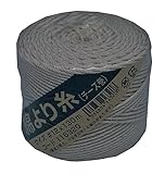 まつうら工業 綿より糸 12号 太さ約1.5mm 長さ130m (純綿100%)