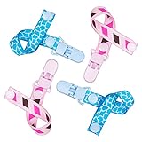 ブランケットクリップ 、ベビーカー用クリップ、おもちゃストラップ ー 4本入