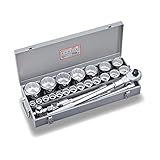 トネ(TONE) ソケットレンチセット 230M 差込角19.0mm(3/4") 内容26点 シルバー