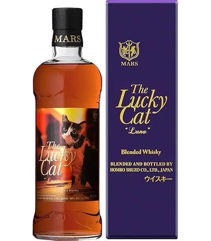 Amazon.co.jp: 国産ウィスキー ザ ラッキーキャット チョコ 箱入 700ml 