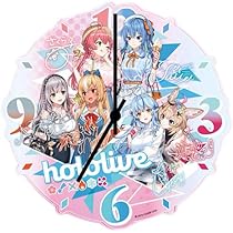 ホロライブくじ ラスト賞 複製サイン入りアクリルクロック ホロライブくじホロクッキングラスト賞複製サイン入りアクリル