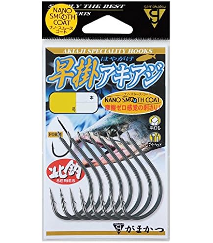 Amazon | がまかつ(Gamakatsu) シングルフック 剛力鮭鱒 1/0号