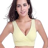 Domybest 授乳肌着 インナー服 ストレッチレース スリムフィット 大きいサイズ レイヤード カシュクールタイプ 出産準備 産前産後 授乳服 マタニティウェア