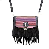 Prawey（TM）女性は、PUレザーフリンジタッセルハンドバッグ女性Bolsasデ・マルカのファッションクロスボディバッグPA878863バッグメッセンジャーバッグショルダー