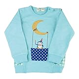 【SiShuNon/シシュノン】ムーンペンギンポケットトレーナー キッズ ベビー トレーナー ペンギン 80 7 ブルー