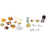 シルバニアファミリー 家具 ランチセット 30x30x3mm カ-417 & シルバニアファミリー 家具 おいしい朝食セット カ-424【セット買い】