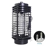 電子蚊キラーランプ殺虫ライト 蚊取り器 220V電子モスキートキラー薬剤不使用無害 静音 省エネ台所/寝室/居間/オフィスなどにピッタリ(EU PLUG,タイプ1)